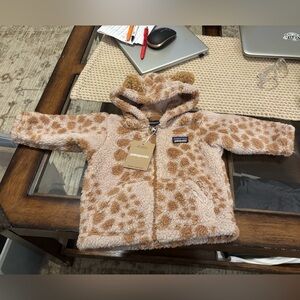 New Patagonia Jacket 3-6 month Furry Friends Hoody